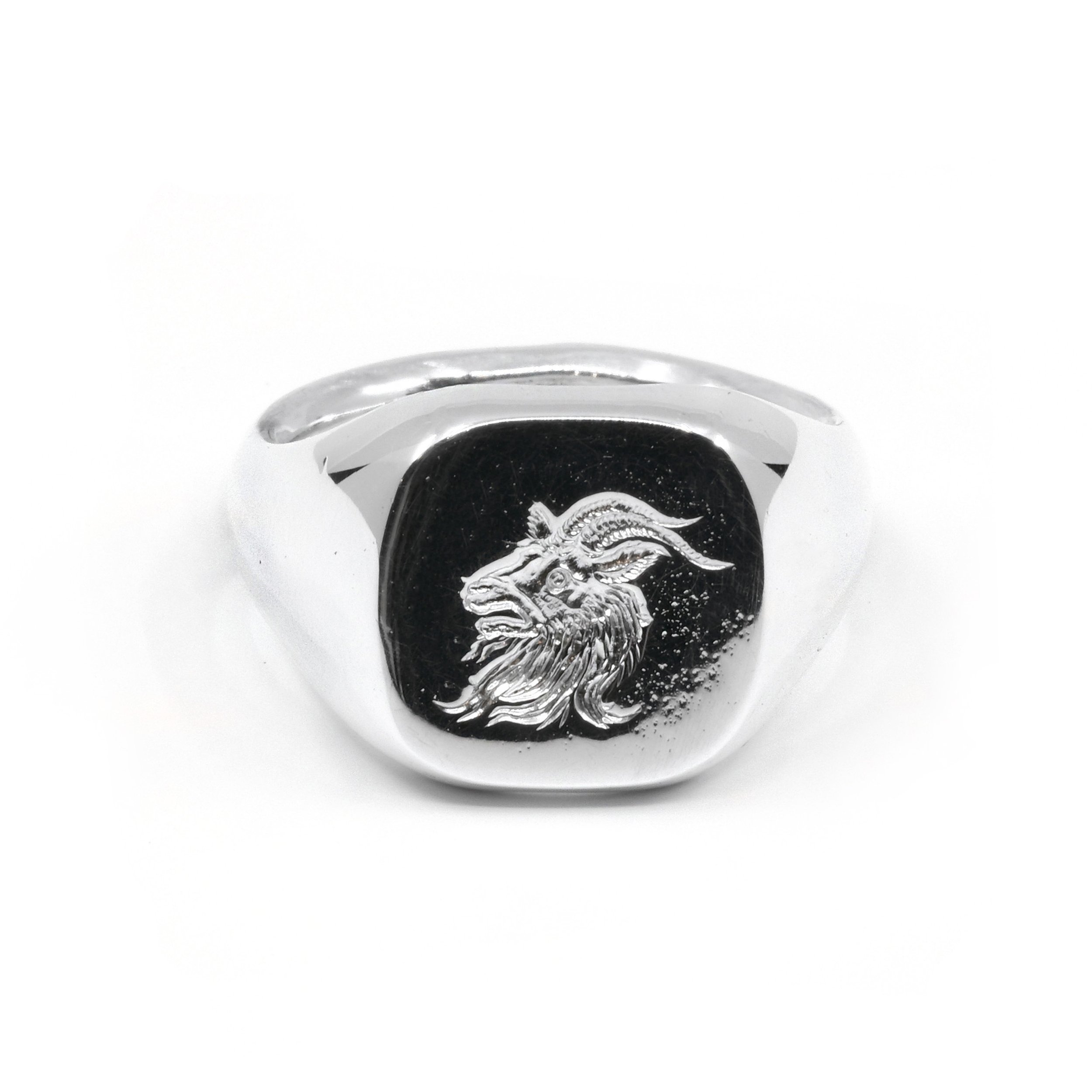 Goat Signet Ring — THE HUNT NYC